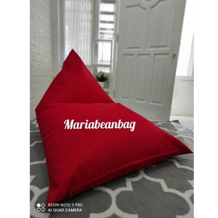 Bean Bag Segitiga Jumbo Dewasa Anti Air & Uv Bantal Santai Waterproof
