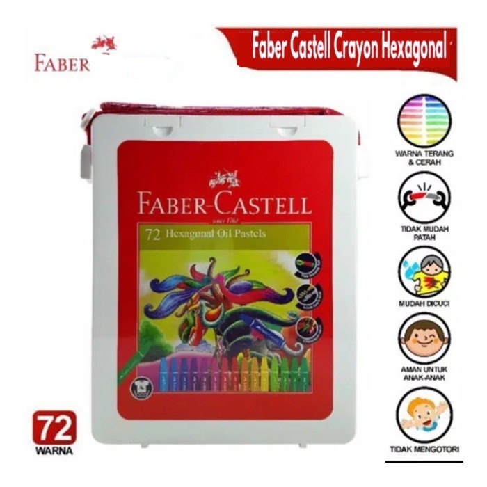 

Crayon Faber Castell Hexagonal 72 Warna