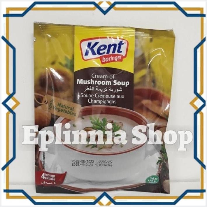 

[EPL] KENT BORINGER CREAM OF MUSHROOM SOUP 68 GR - KRIM SUP JAMUR