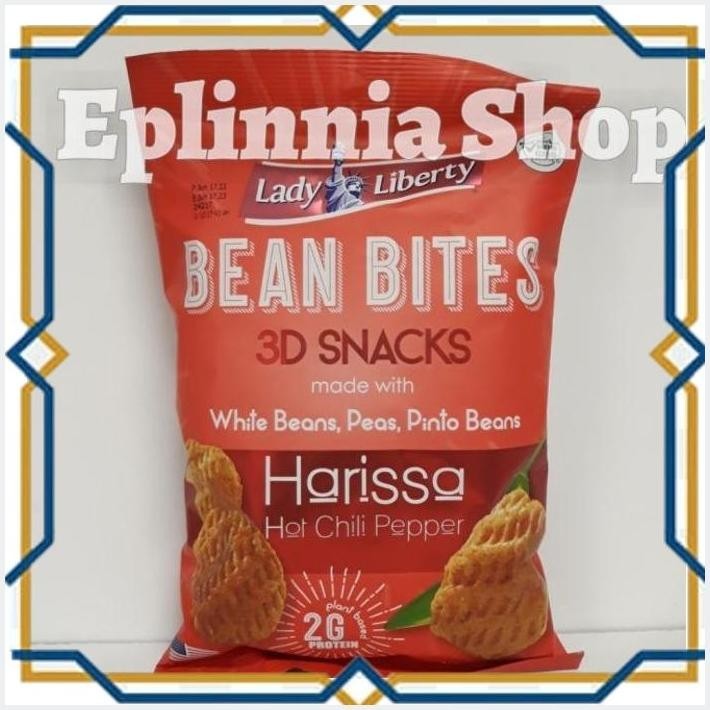 

[EPL] LADY LIBERTY BEAN BITES HARISSA HOT CHILI PEPPER 85 GR - SNACK