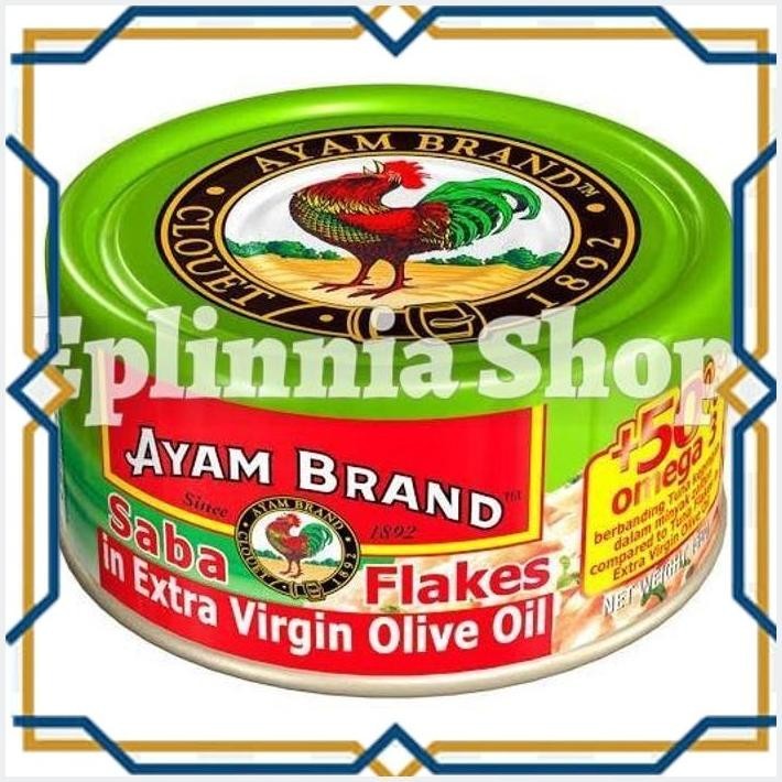 

[EPL] AYAM BRAND SABA FLAKES IN EXTRA VIRGIN OLIVE OIL 160 G - IKAN MACKAREL