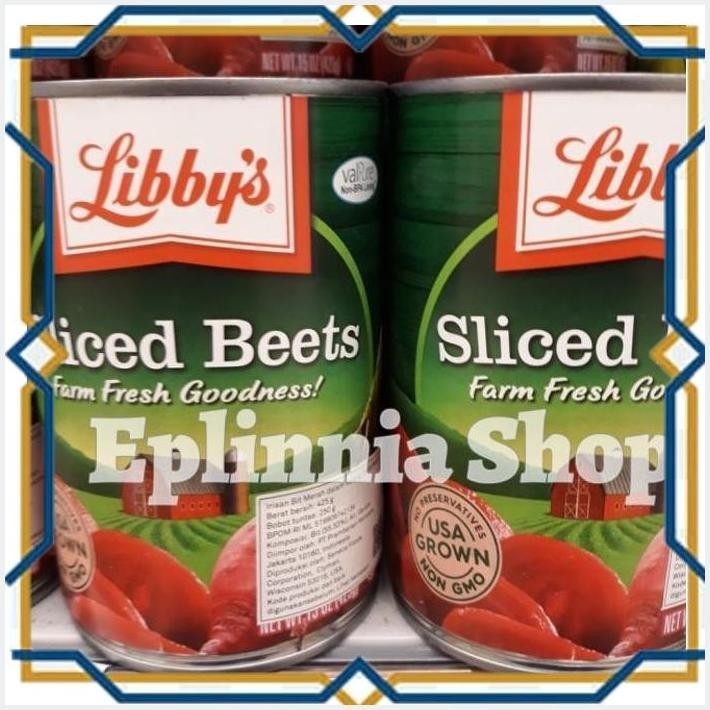 

[EPL] LIBBY'S LIBBYS LIBYS SLICED BEETS 425 GR - IRISIAN BIT DALAM KALENG