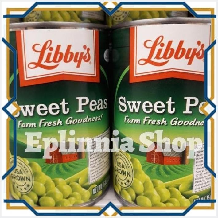 

[EPL] LIBBY'S LIBBYS LIBYS SWEET PEAS 425 GR - KACANG POLONG DALAM KALENG
