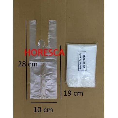 

Kantong plastik double cup / kresek take away untuk 1 pcs gelas