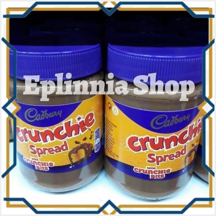 

[EPL] CADBURY CRUNCHIE SPREAD WITH CRUNCHIE BITES 400 GR - SELAI CRUNCHY