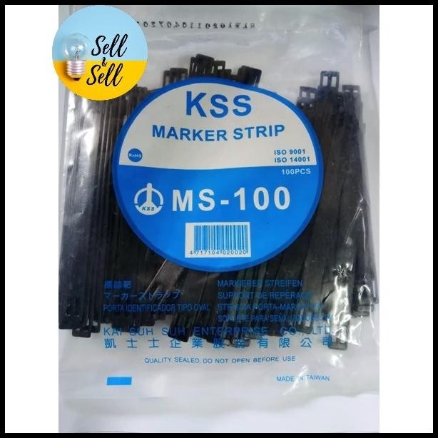 

TERMURAH KSS MARKER STRIP MS-100 /MARKER STRIP KABEL KSS MS100 (HARGA PER PACK) !!!!!!