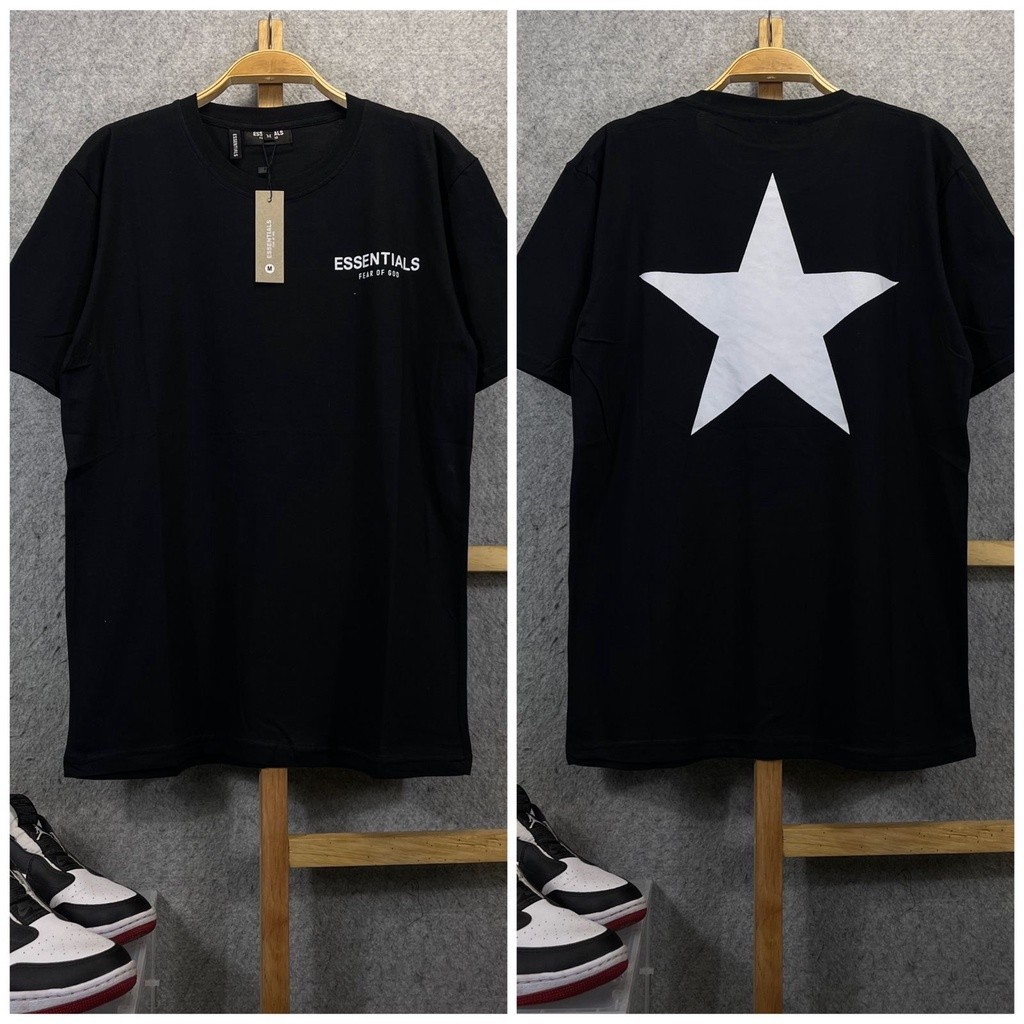 Kaos Fear of God Essentials Bintang Premium Fulltag + Label