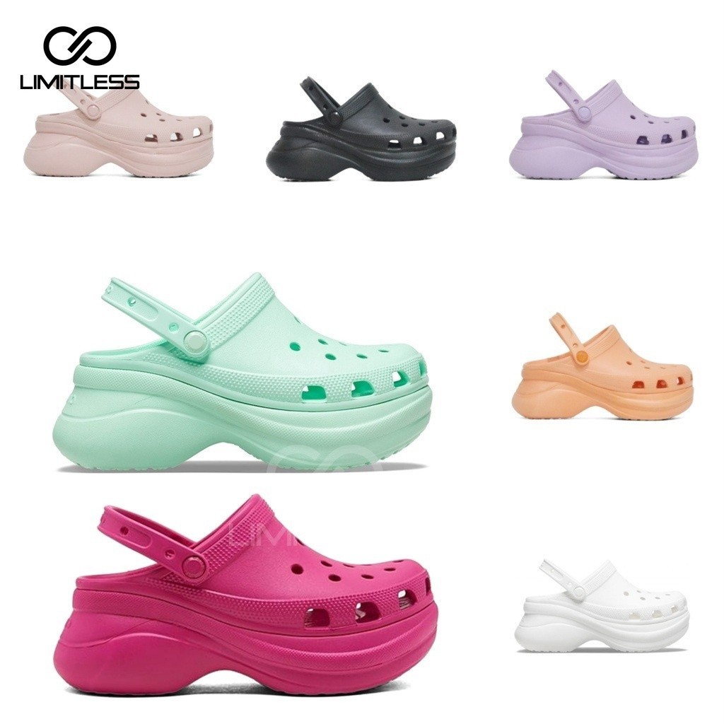 Sandal Slop Wanita // LIMITLESS Sandal Wanita Slip On Fuji Jibbitz Sandal Cewek Selop Wedges