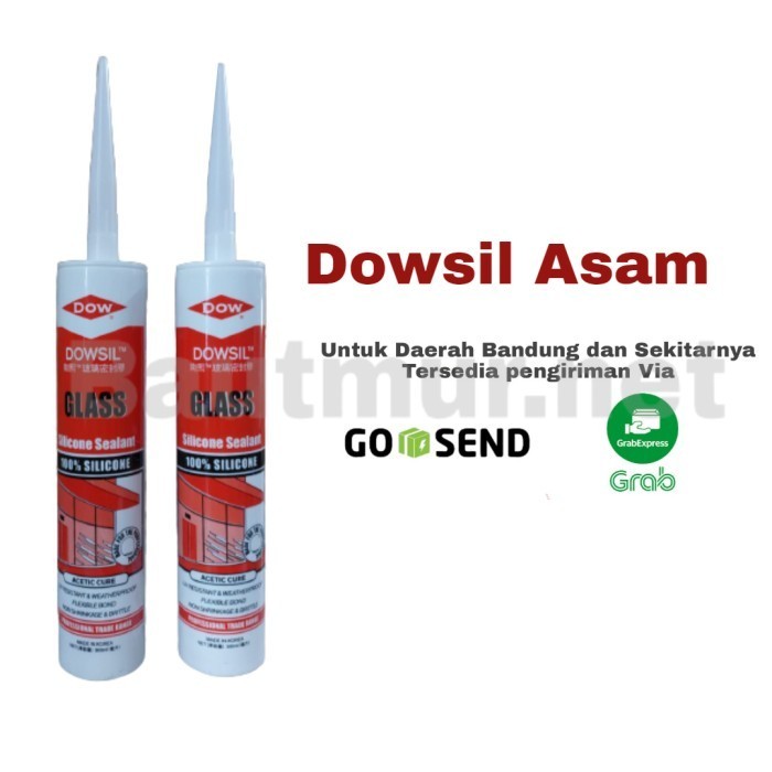 Lem Dowsil Dow Corning Lem Kaca Aquarium Sealant Asam Black