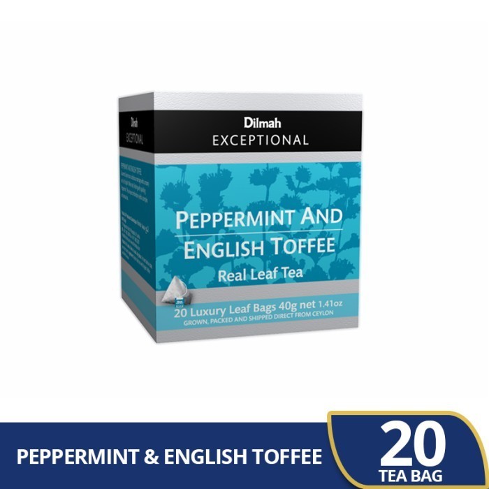 

Dilmah Exceptional Peppernt And English Toffee Tea - Teh Celup