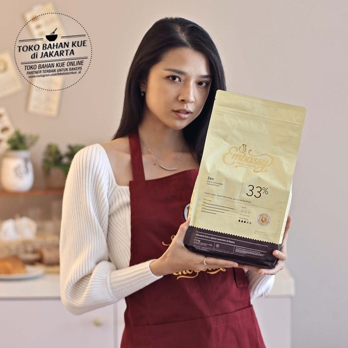 

Cabina Embassy Chocolate - Zen 33% 500Gr White Couverture Tulip Cokelat Putih