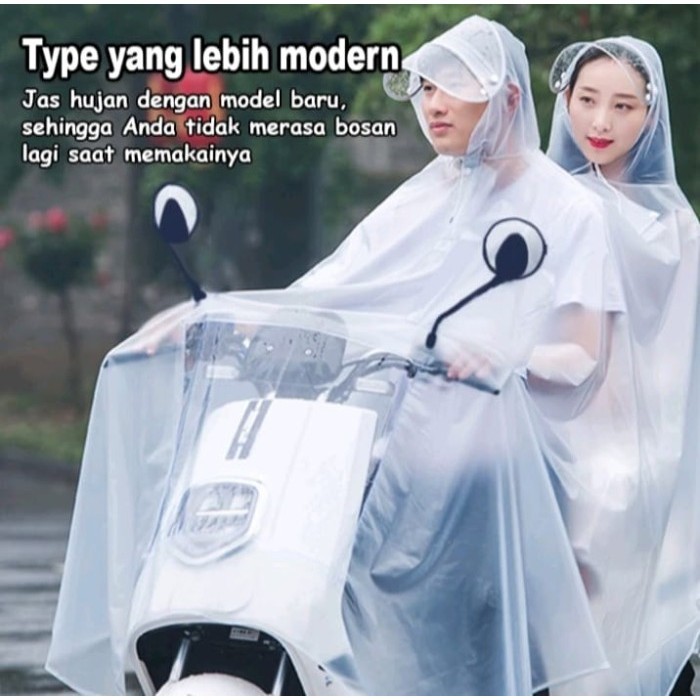 Jas Hujan/ Jas Hujan Ganda/ Jas Hujan Motor/ Jas Hujan Ponco 2 Kepala