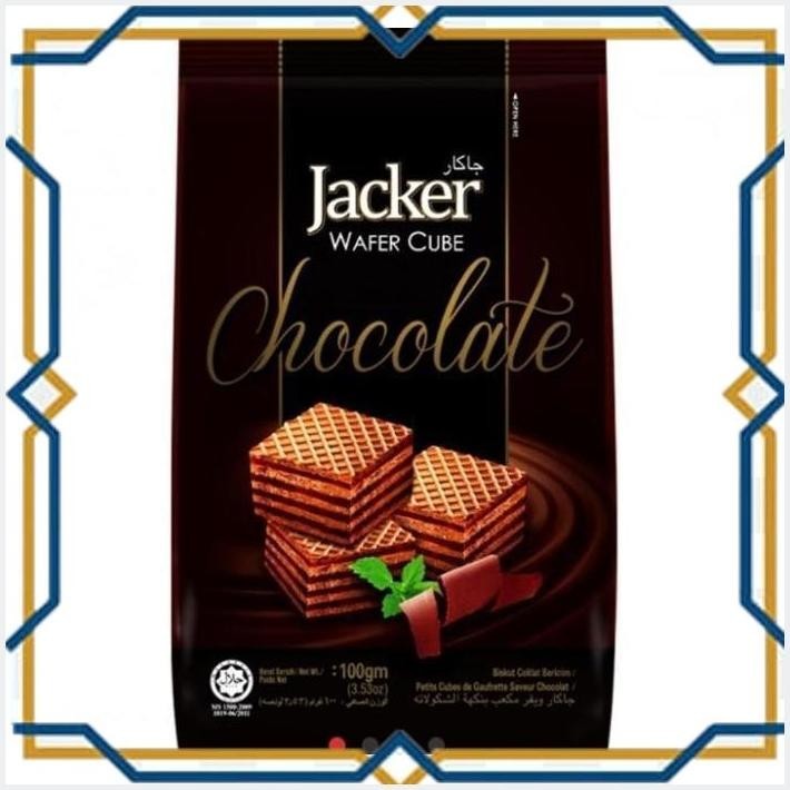 

[LDY] JACKER WAFER CUBE CHOCOLATE 100GR