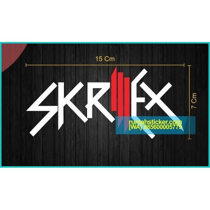 

Sticker / Stiker DJ Music Logo SKRILLEX 19F3B2024 last stok