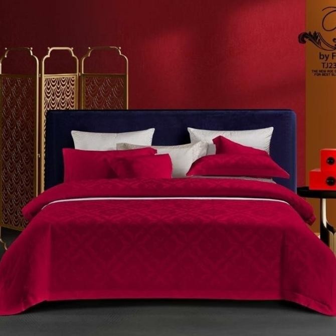 Barang Terlaris Sprei Set Bedcover 180X200 King Koil Sutra Import Zocawarix