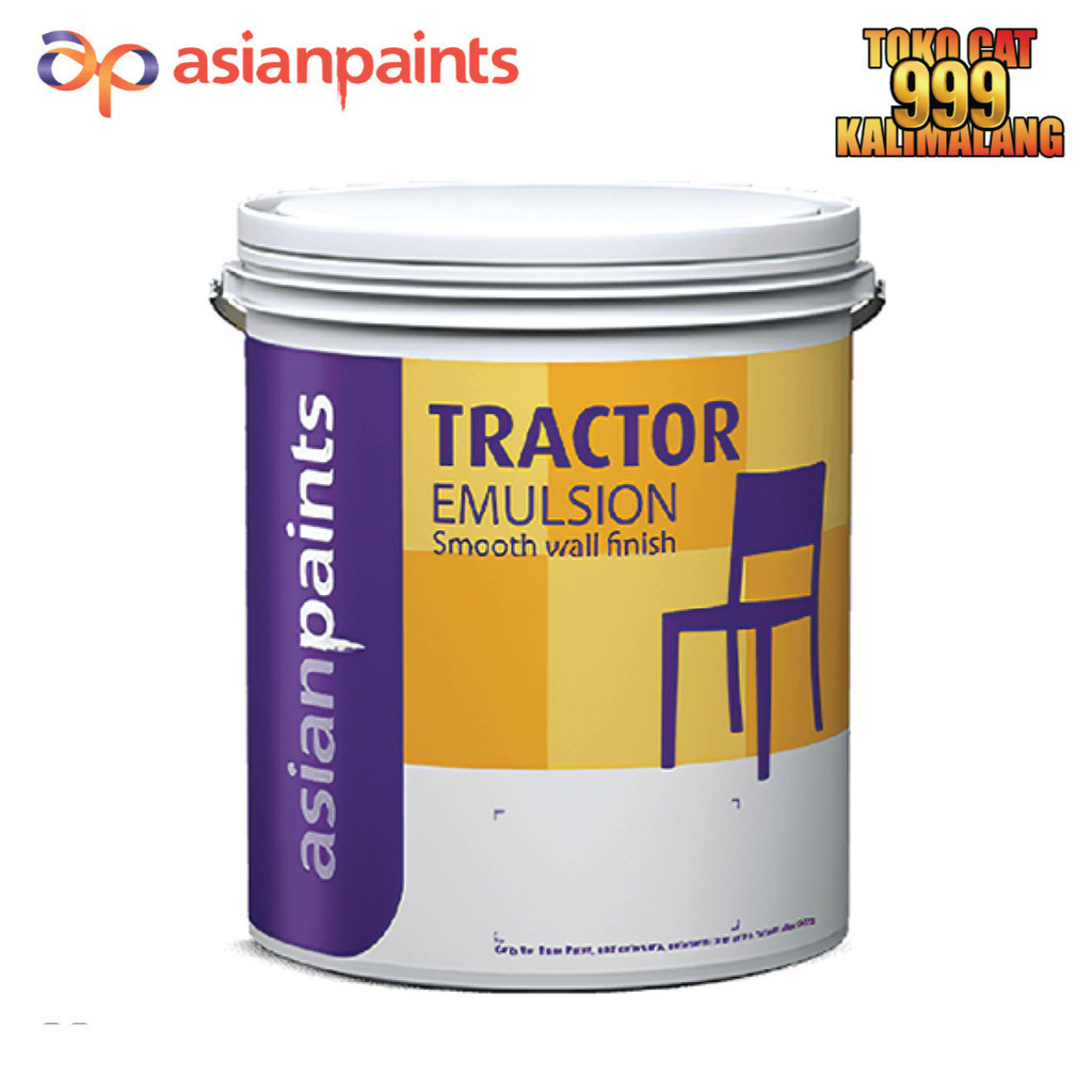 Cat Tembok Rumah Interior Asian Paint Tractor Emulsion Putih 20 Kg