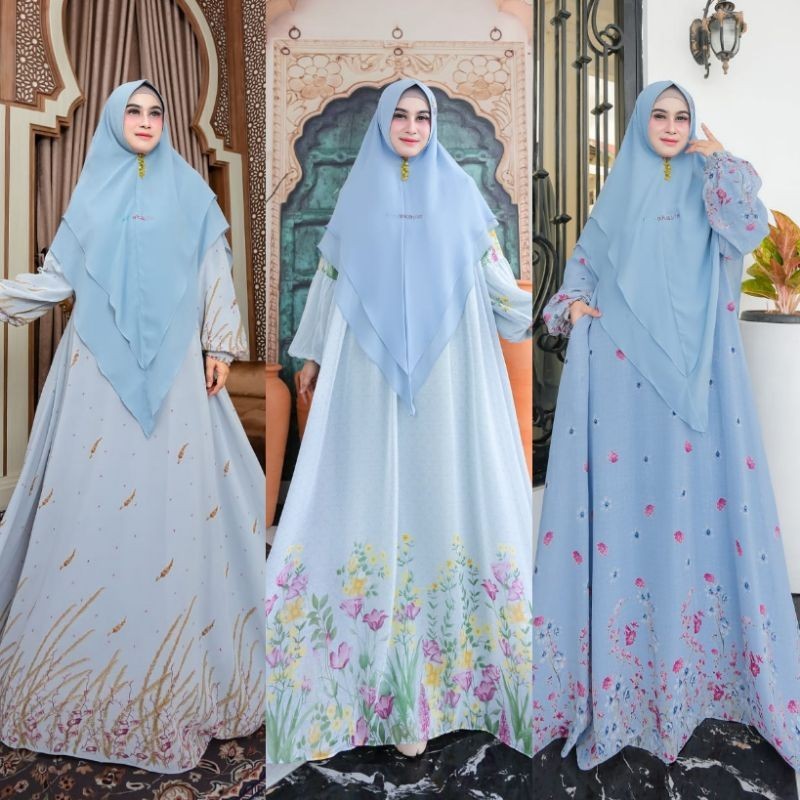 gamis syari saila ORI Arsyakayla / brokat Payet Maudy sierra original