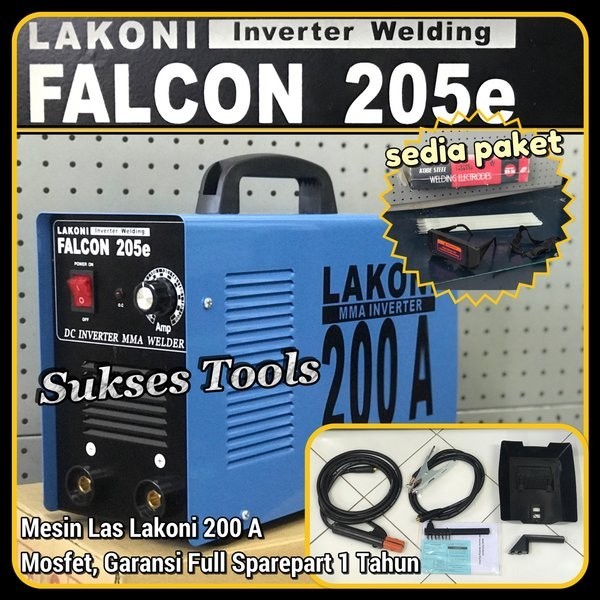 FALCON 205 E 205E MESIN LAS LISTRIK LAKONI 200 A TRAFO LAS TRAVO LAS 200 A