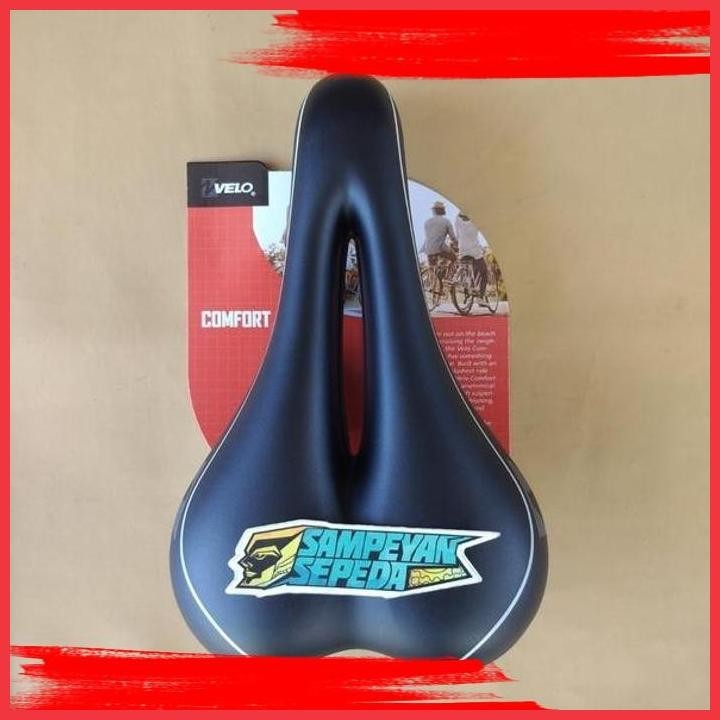 (BK SAMP) SADEL SEPEDA MTB FEDERAL VELO PLUSH 3134 MODEL LUBANG NO STRUMMER - SADEL SEPEDA GEL EMPUK