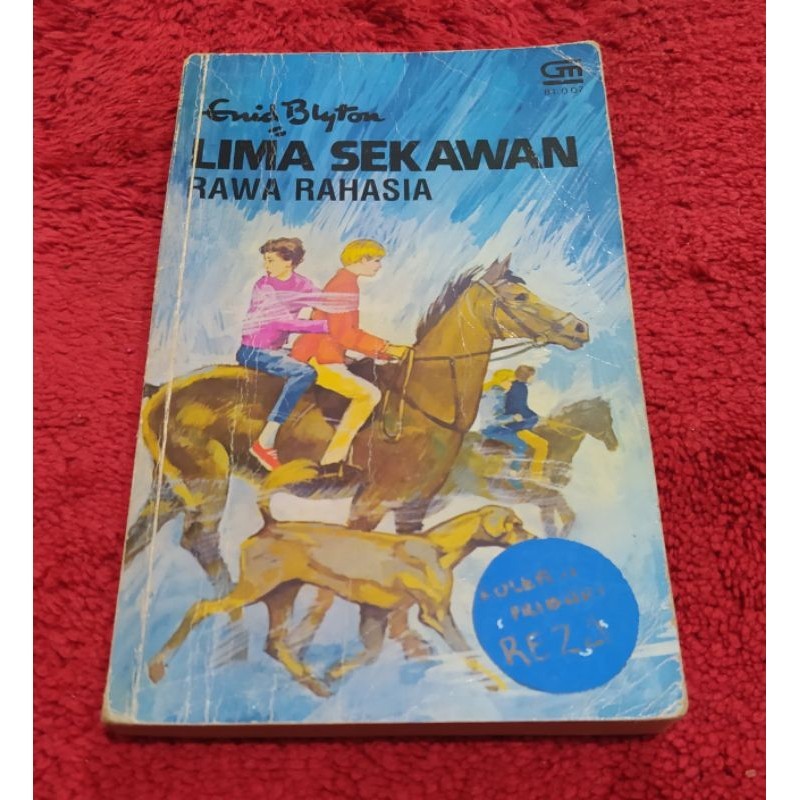 Novel Enid Blyton Lima Sekawan "Rawa Rahasia" ORI cover lama
