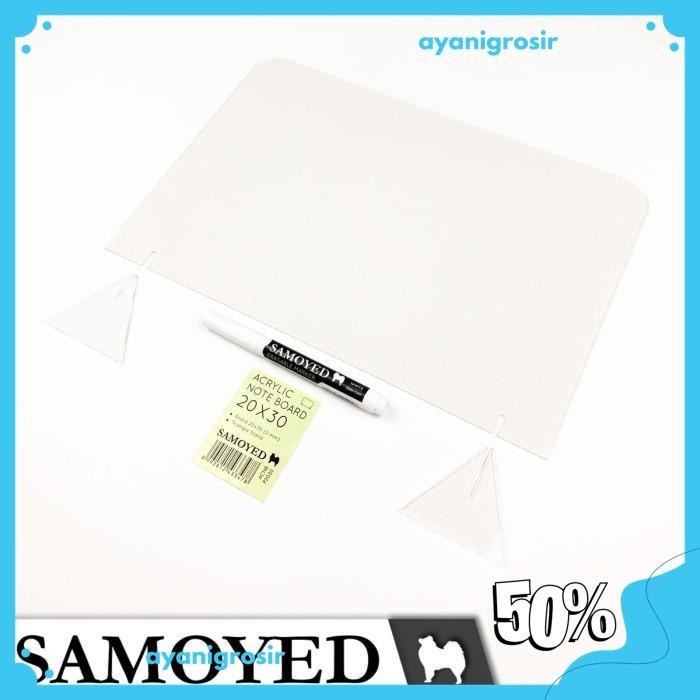 

PAPAN TULIS AKRILIK / ACRYLIC NOTE / PLANNER BOARD SAMOYED ACNB-P2030 BEST PRODUK