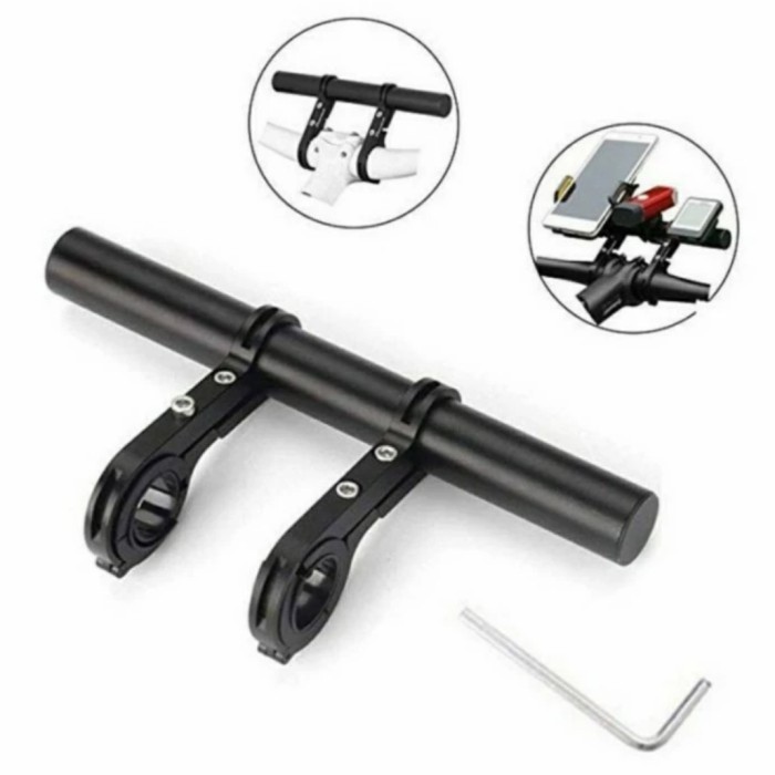 Bar Extender Stang Sepeda / Motor Pcx Adv Xabre /Breket Lampu Holder