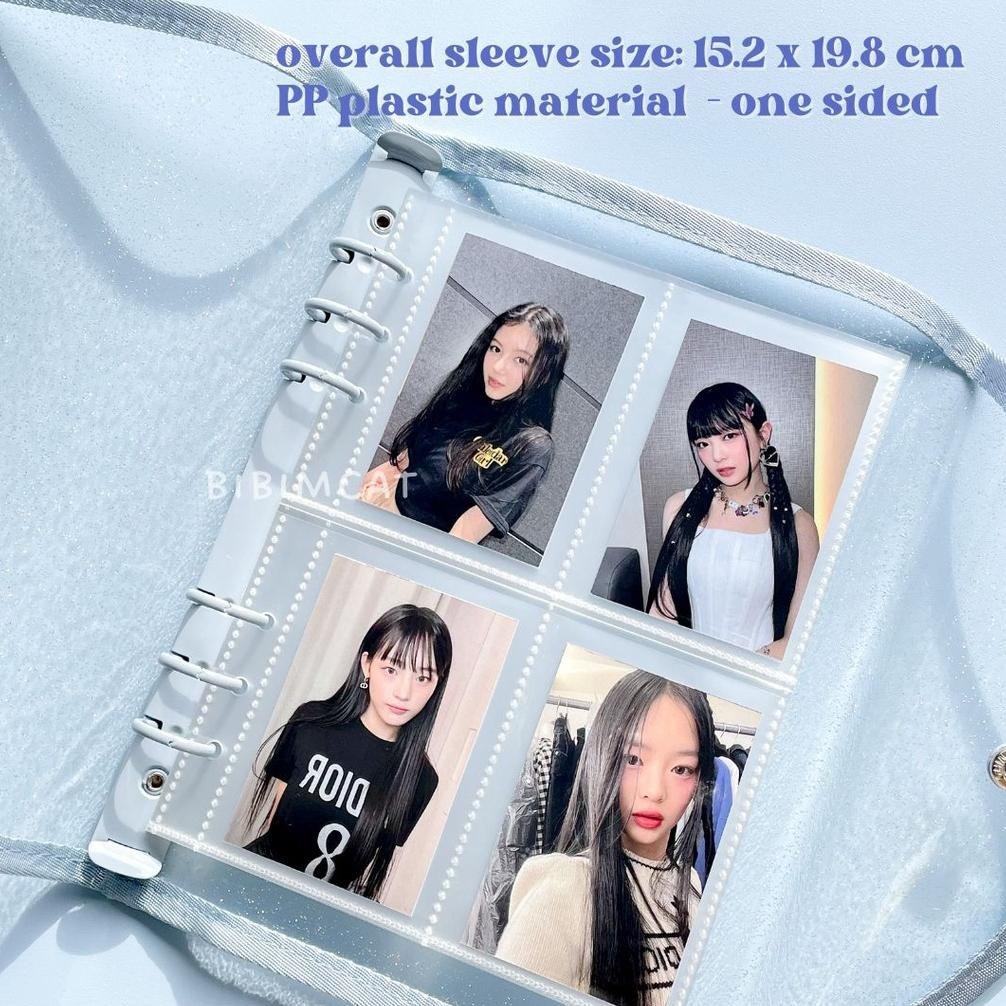 

(A5 SIZE) 10 LEMBAR SLEEVE BINDER A5 6 RING - ONE SIDED 3.3