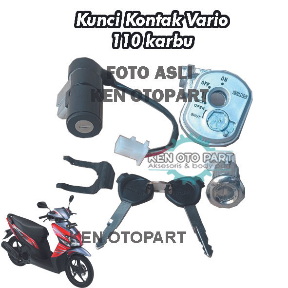 Kunci Kontak Key Set Motor Vario 110 Karbu/Vario Lama
