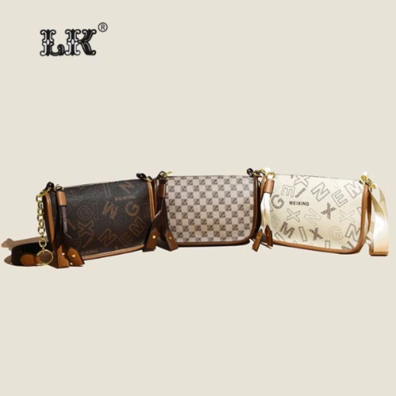 All Tas Premium Wanita Merk LK Tas Selempang Wanita Import