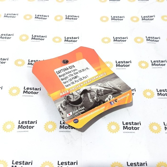 ROLLER RACING VARIO 125 150 PCX ADV SPIN DAYTONA 13 17 GRAM DAYTONA #ORIGINAL