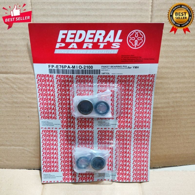 Bearing Bering Pully Puly Pulley Set Yamaha Mio J Lama Old Federal Original ORI Asli