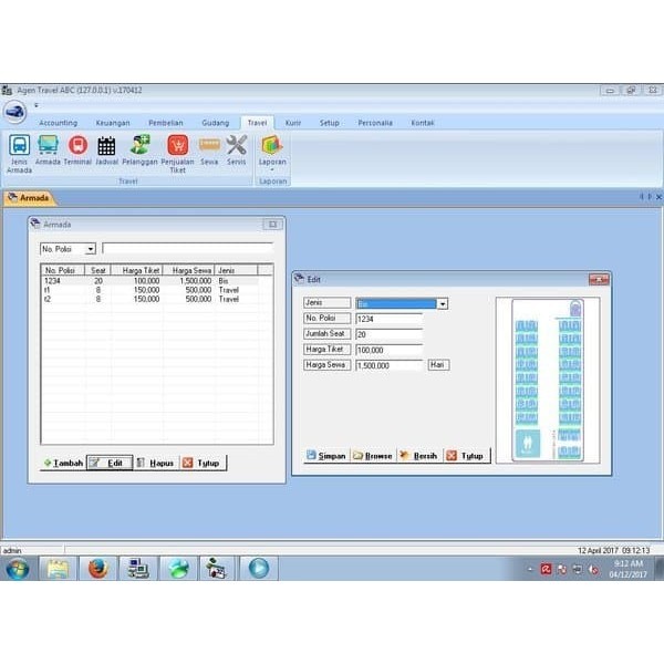 Aplikasi Ekspedisi Cargo Kurir & Travel