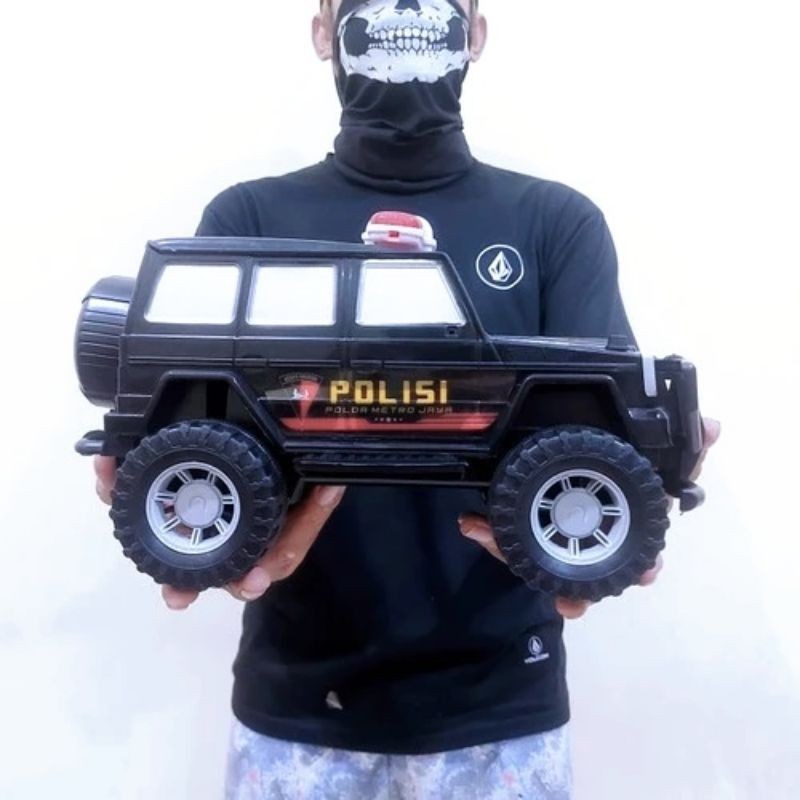 MAINAN MOBIL JEEP POLISI BRIMOB - MINIATUR MOBILAN ANAK LAKI COWOK