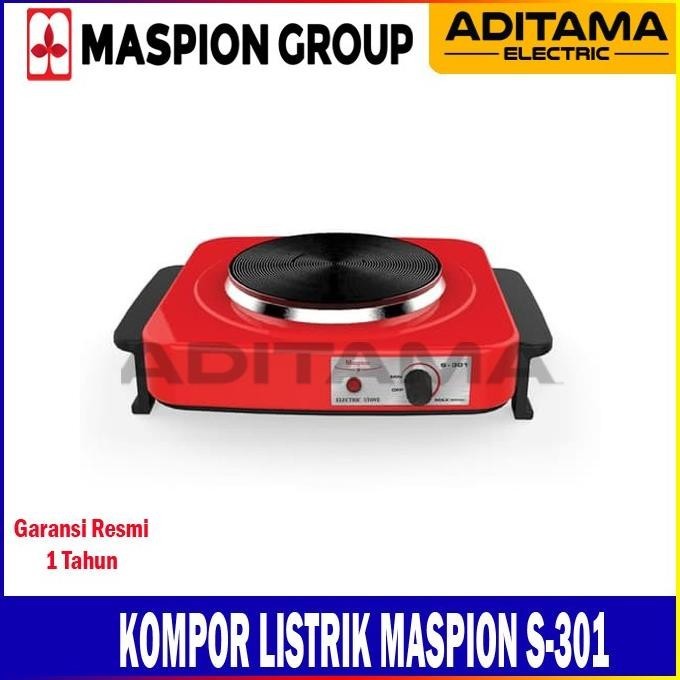 MASPION KOMPOR LISTRIK S-301/ KOMPOR LISTRIK MASPION S301 . VIVISTORE3389