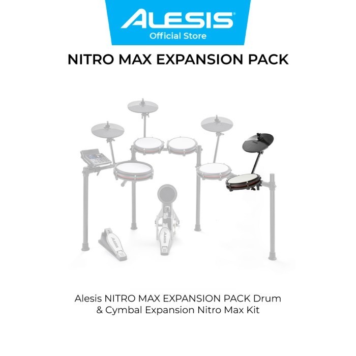 Alesis NITRO MAX EXPANSION PACK Drum & Cymbal Expansion Nitro Max Kit