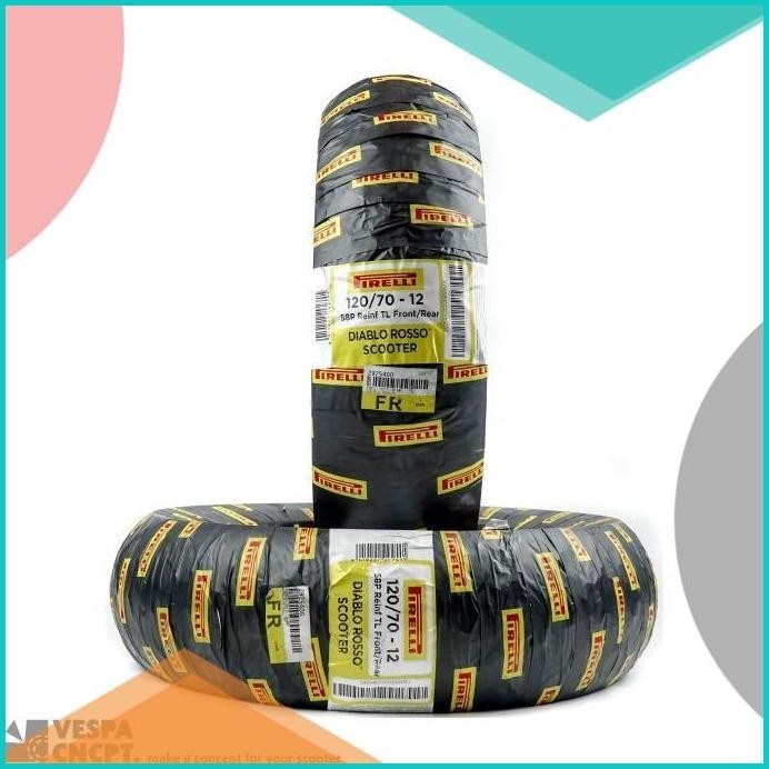 BAN PIRELLI 120/70 R12 DRSCOF DIABLO ROSSO VESPA PRIMAVERA SPRINT GTS