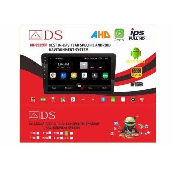 DOUBLE DIN ANDROID 9 INCH HEAD UNIT ANDROID 9 INCH TV MOBIL ANDROID 9