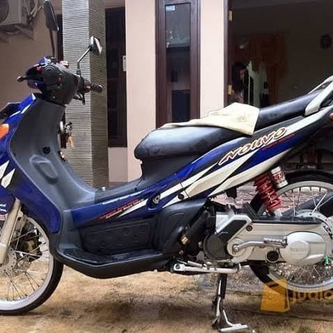 Striping Nouvo Lele 2002 Hitam Biru