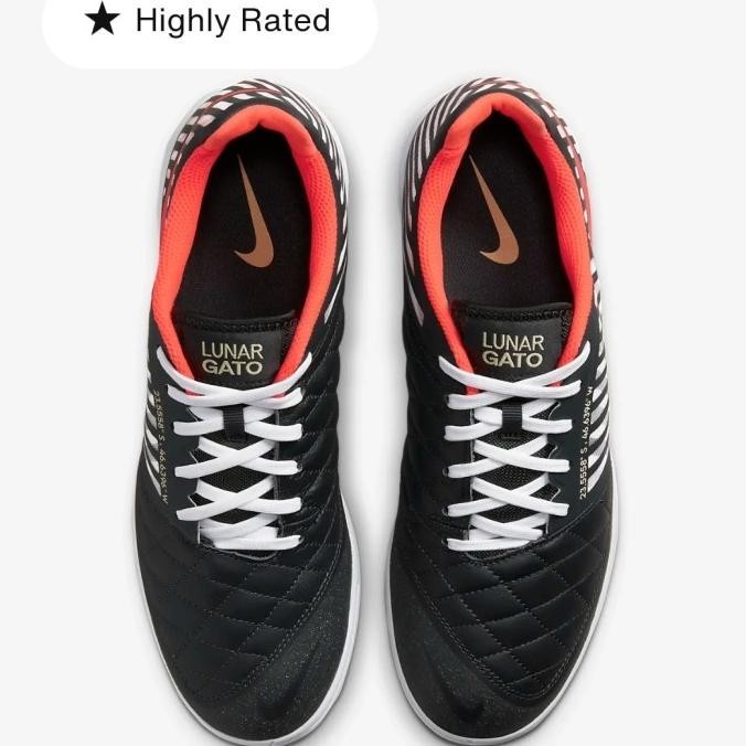 Nike Lunar Gato II IC Indoor Court Football Shoes Original 100% bnib