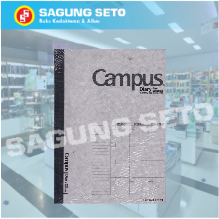 

BUKU CAMPUS DIARY FREE SCHEDULE KOKUYO / NOTEBOOK NI-CF211N HARGA DISKON