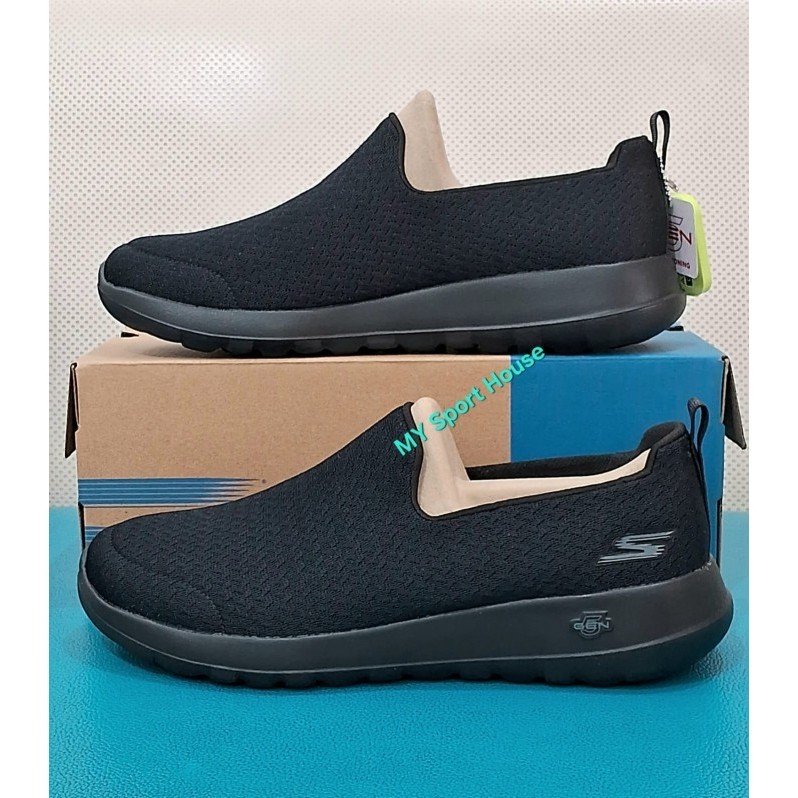 Sepatu Sneakers Pria Skechers Go Walk Max - Bla Size 44