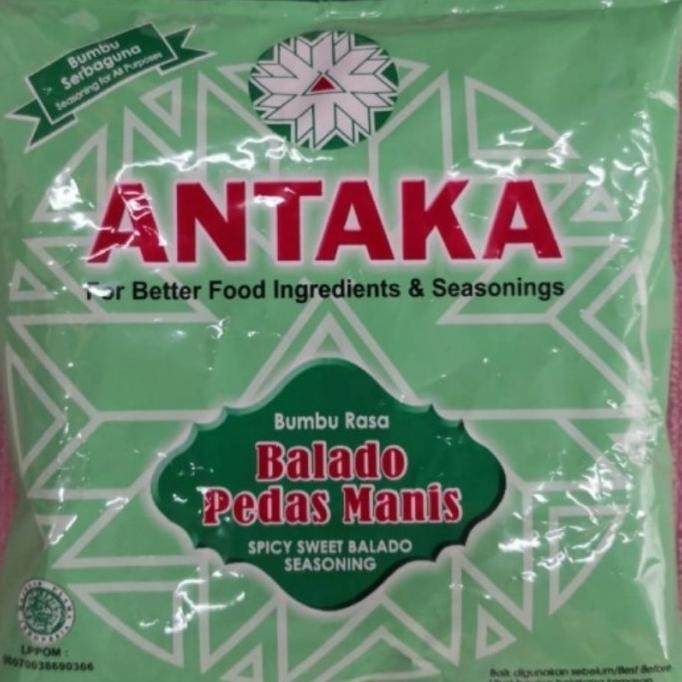 

bumbu antaka rasa balado pedas manis 1 renceng isi 10 pcs 100gr LL