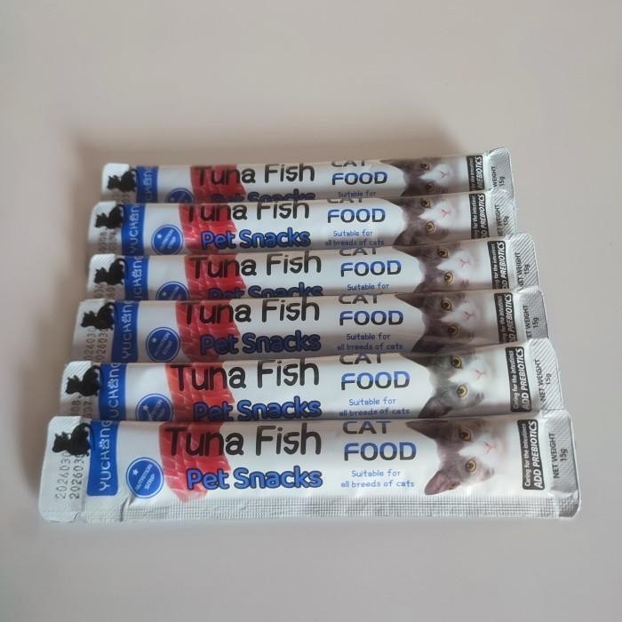 Snack Kucing Yuchang Camilan Kucing Rasa Tuna