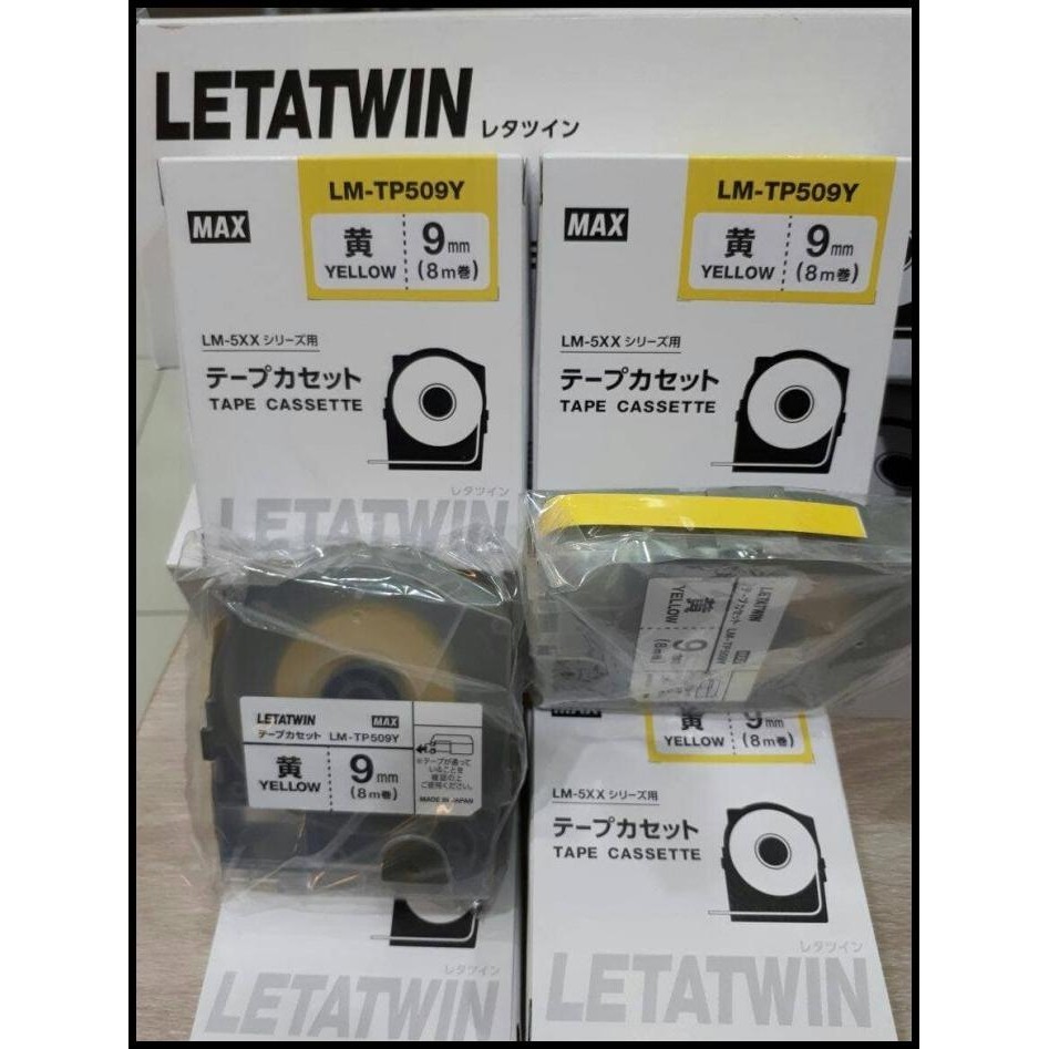 

BEST DEAL LETATWIN LABEL MAX TAPE CASSETTE LM- TP509Y !!!!!!!