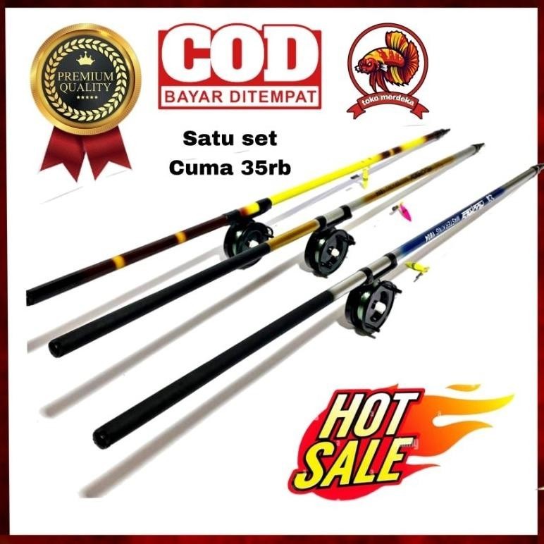 (Promo) Joran Tegek Set Kolong 180 Cm Tinggal Pakai