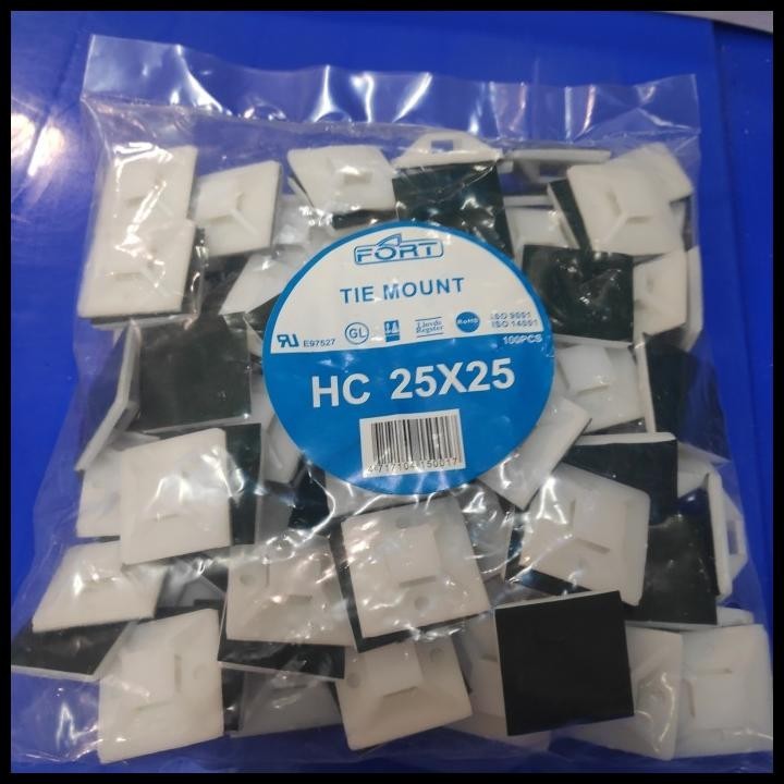 

DISKON TIES MOUNT / HC 25 X 25 / PENGIKAT /TIE MOUNT !!!!!!