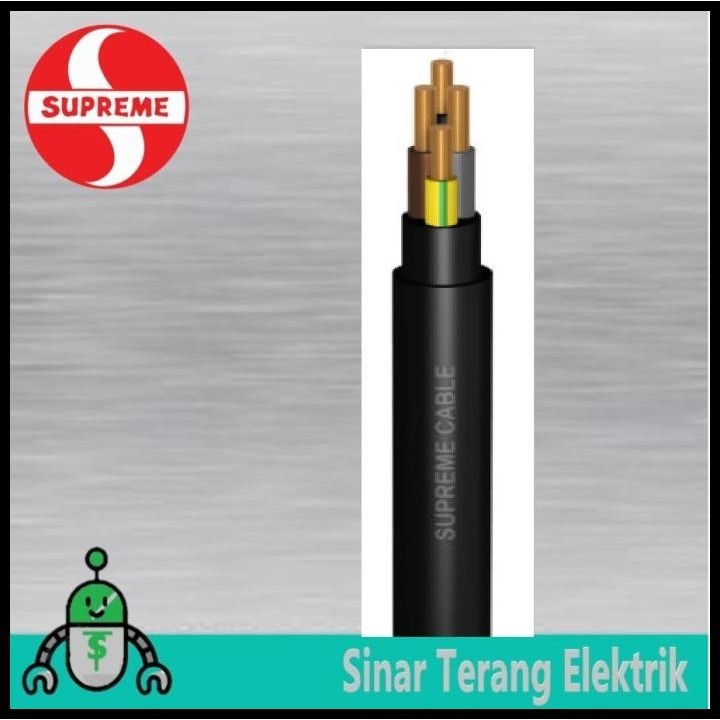 HOT DEAL SUPREME KABEL CU/PVC/PVC 0.6/1KV 4 CORE 2,5 MM NYY 4 X 2,5 MM