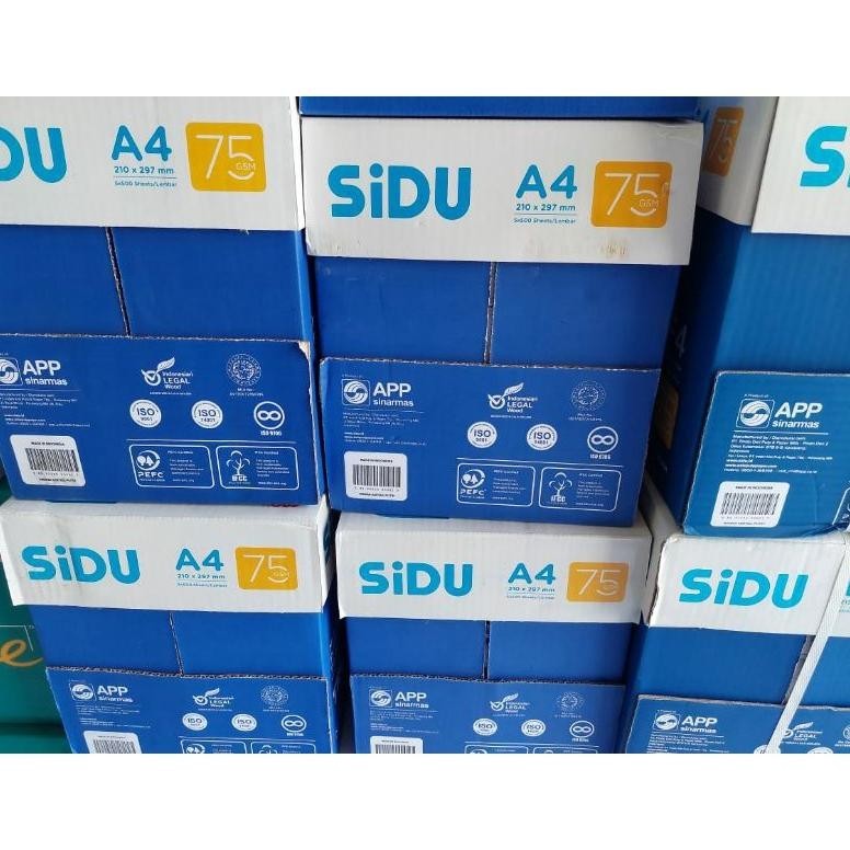 

Banyak Promooo !!! [Crt 5 Rim] Sinar Dunia Sidu Kertas A4 / Kertas Hvs A4 / Kertas Sidu A4