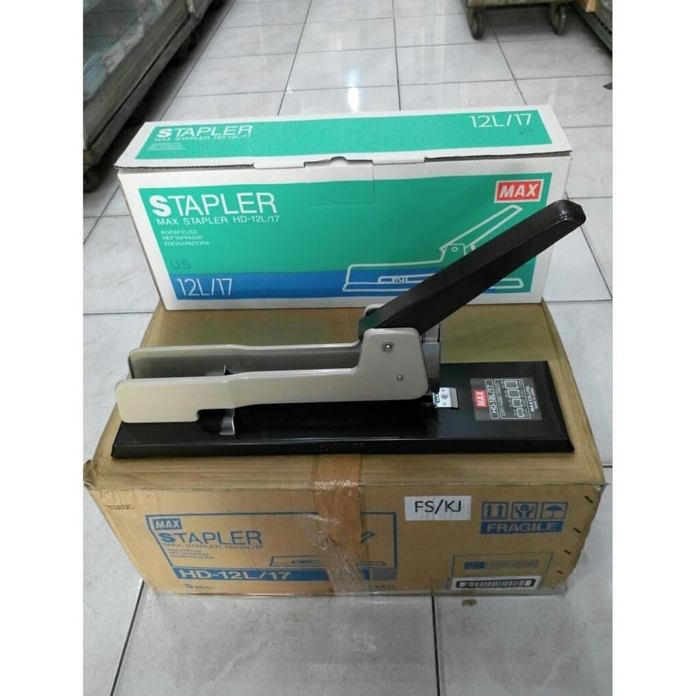 

Banyak Promooo !!! Max Staples Hd-12L/17 Heavy Duty Stapler Besar Hekter Jilid