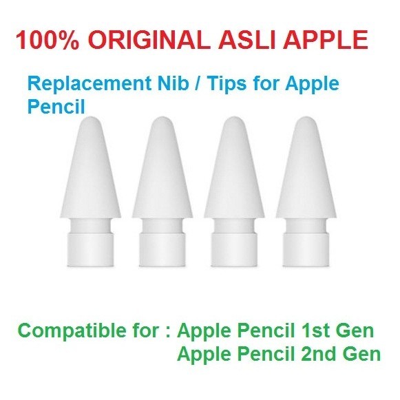 

Apple Nib Tips Replacement For Apple Pencil 1 Pencil 2 Original 100%